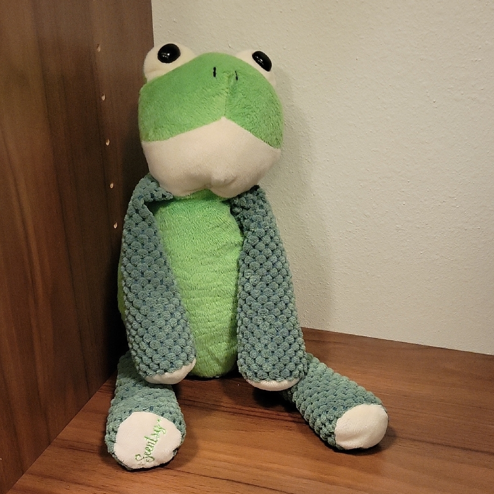 Green Frog Scentsy Buddy Plush Toy